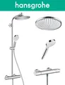 Produktbild: Hansgrohe Showerpipe Crometta S 240 Duschsystem Thermostat Regendusche 27267000