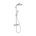 Produktbild: Hansgrohe Showerpipe Crometta S 240 Duschsystem mit Thermostat Regendusche