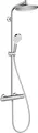 Produktbild: Hansgrohe Crometta S Showerpipe Duschsystem 1jet mit Thermostat 27267000