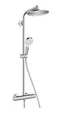 Produktbild: hansgrohe Showerpipe Crometta S 240 Dusch Set System Kopfbrause Thermostat
