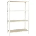 Produktbild: PROREGAL Schwerlastregal Mid Muli HxBxT 150 x 120 x 40 cm 4 Fachböden Fachlast 200 kg Weiß