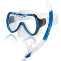 Produktbild: AQUAZON Kids wasserdichte Junior Kinder Schnorchelbrille, Taucherbrille, Schwimmbrille, von 3-7 Jahren, sehr robust