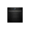 Produktbild: Bosch HSG7584B1 Serie 8 Smarter Einbau-Dampfbackofen, 60 x 60 cm, 1 L Wassertank, Digitaler Bedienring, TFT-Touchdisplay Pro, Perfect Steam Dampfsensor, Dampf-Funktion Plus, Heißluft sanft