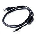 Produktbild: Stecker USB A auf Mini-USB B 1 m 010-10723-01 (Schwarz)