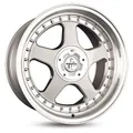 Produktbild: 1x KESKIN WHEELS KT1 KLASSIK silver lip polish 10.0Jx18 5x112 ET18
