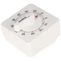 Produktbild: Kurzzeitwecker Analog weiß im klassischen Design