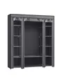 Produktbild: Songmics Kleiderschrank in Grau - (B)150 x (H)175 x (T)45 cm, Damen