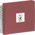 Produktbild: Hama Spiral-Album Fine Art, 28 x 24 cm, 50 schwarze Seiten, Bordeaux