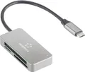 Produktbild: Renkforce RF-PCR-210 Externer Speicherkartenleser USB-C® (USB 3.2 Gen 1) Silber
