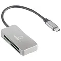 Produktbild: Renkforce RF-PCR-210 Externer Speicherkartenleser USB-C® (USB 3.2 Gen 1) Silber