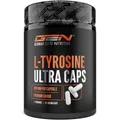 Produktbild: L-Tyrosin Ultra Caps - 365 Kapseln mit je 950 mg reinem L-Tyrosin - Reine Aminosäure aus pflanzlicher Fermentation - Hochdosiert