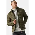 Produktbild: Indicode Steppjacke Herren INNash Herrenjacke Daunen-Optik Steppjacke mit Stehkragen grün XXL (60)
