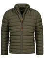 Produktbild: Indicode Herren INNash Steppjacke in Daunenjacken-Optik | Winterjacke Übergangsjacke Männer Army, XXL
