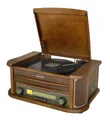 Produktbild: Soundmaster NR560 Nostalgie Stereoanlage mit Plattenspieler  Holz