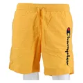 Produktbild: Champion Freizeithose (mit Innennetz) Short mit Logo-Schriftzug gelb Herren, Größe: M