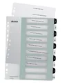 Produktbild: Leitz WOW PC-beschriftbares Register, PP, extrabreit