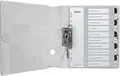 Produktbild: LEITZ Aktenordner Plastikregister Wow 1-10 beschriftbar A4 PP 10 Blatt weiß/schwarz