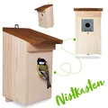 Produktbild: Nistkasten Nisthöhle 28 mm Einflugloch Meisen Nistkasten inkl. Spechtschutz