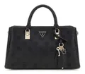Produktbild: GUESS Tisha Girlfriend Satchel Handtasche Tasche Black Logo schwarz Neu