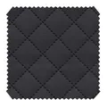 Produktbild: novely® SOLTAU Kunstleder - 3-lagig gesteppter Möbelstoff - Kaschierter Volumen-Polsterstoff mit Karo-Muster - Pflegeleichte Meterware 1lfm | Farbe: 32 Anthrazit