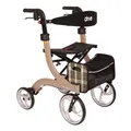 Produktbild: Drive Medical Rollator Nitro XS champagner bis 130Kg Gewicht: 6,7Kg faltbar