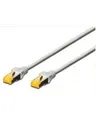 Produktbild: DIGITUS Professional Patch-Kabel RJ-45 M bis M 25 cm SFTP CAT 6a halogenfrei Grau (DK-1644-A-0025)
