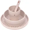 Produktbild: LÄSSIG Kindergeschirr-Set Little Forest, Hase (4-tlg), 1 Personen, Polypropylen, Zellulose, mit Teller, Schale, Becher und Löffel
