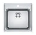 Produktbild: FRANKE Edelstahlspüle Bell BCX 610-51 Edelstahl, 51/51 cm