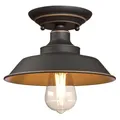 Produktbild: E27 Deckenlampe Vintage Innenräume Iron Hill Bronze Wohnzimmer Lampe Retro 22 cm