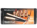 Produktbild: Remington Glätteisen Sleek & Curl - LCD Display - 150-230°C - Haarglätter S6500