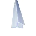 Produktbild: Bagnoxx Duschdichtung 2m Spaltdichtung, Duschtürdichtung in Duschkabine im Bad, 6mm Glasstärke, transparentes PVC Profil mit Duschlippe, schimmelbeständig, für Glastür Dusche