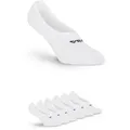 Produktbild: Fila Füßlinge UNISEX GHOST SOCKS (6 Paar) mit Logo-Schriftzug, Silikonstreifen an der Ferse für besseren Halt weiß 35-38