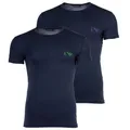 Produktbild: EMPORIO ARMANI Herren T-Shirt, 2er Pack - BOLD MONOGRAM, Rundhals, Slim Fit, ...