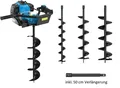 Produktbild: Güde GE2200 Benzinmotor Erdbohrer Erdlochbohrer Bohrer  3x Bohrer & Verlängerung