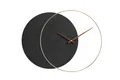 Produktbild: ONZENO Wanduhr THE BLACK MOON. 58x40.4x1.2 cm (handgefertigte Design-Uhr)