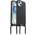 Produktbild: OtterBox React Necklace Hülle mit MagSafe für iPhone 15, ultraschlanke, schützende Hülle mit Verstellbarer und Abnehmbarer Handykette, Getestet nach Militärstandard, Schwarz