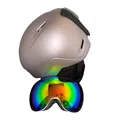 Produktbild: uvex Stance Skihelm Unisex Silber Matt Gr. 55-59 cm EN 1077 mit RAVs Skibrille