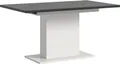 Produktbild: Motion Esstisch Säulenfuß 90x150/190cm inkl. 1 Einlegeplatte grau, weiß.