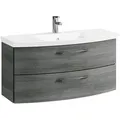 Produktbild: Pelipal Waschtischkombi Cassca, Graphit, Metall, 2 Schubladen, 101 cm, Made in Germany, hängend, Typenauswahl, Badezimmer, Waschbecken & Armaturen, Waschtische