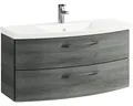 Produktbild: Badmöbel-Set Cassca Sprint BxT 101 x 46,2 cm Frontfarbe Graphit 2-teilig mit Was