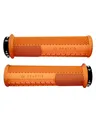 Produktbild: Peaty's Monarch Grips Fahrradgriffe - Knurl Fahrrad Lenkergriffe, Fahrradgriffe Ergonomisch für Komfort, Fahrrad und MTB Griffe, Fahrradlenker Griffe für Mountainbike - Dick 32-34 mm, Orange