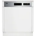 Produktbild: BEKO teilintegrierbarer Geschirrspüler BDSN25530X Einbau-Geschirrspüler integriert 60 cm