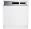 Produktbild: BEKO teilintegrierbarer Geschirrspüler BDSN25530X Einbau-Geschirrspüler integriert 60 cm