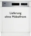 Produktbild: Beko - Einbau-Geschirrspüler BDSN25530X - teilintegriert 60 cm - 15 Maßgedecke