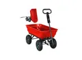 Produktbild: Miweba Bollerwagen Dumper, verriegelbare Kippfunktion, robuste PP-Wanne, Anhängerkupplung, bis 300kg (Rot)