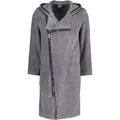 Produktbild: Cawö Herren Bademantel New Zipper Kapuze RV 6516 - Farbe: anthrazit-schwarz - 774 - L 192CABM445