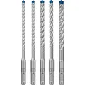 Produktbild: Bosch Professional Zubehör EXPERT SDS plus-7X Hammerbohrer-Set, 6/6/8/8/10 mm, 5-tlg. (10.0 mm, 6.0 mm, Ø 8.0 mm) (2608900198)