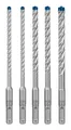 Produktbild: Bosch Expert SDS plus-7X Hammerbohrer-Set, 6/6/8/8/10 mm, 5-teilig - 2608900198 (5 Teile)