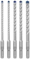 Produktbild: Bosch Accessories EXPERT SDS plus-7X 2608900198 Hammerbohrer 5teilig 6 mm, 8 mm, 10mm SDS-Plus 5St.