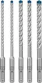 Produktbild: Bosch EXPERT SDS plus-7X Hammerbohrer-Set, 6/6/8/8/10 mm, 5-tlg.. Für Bohrhämmer